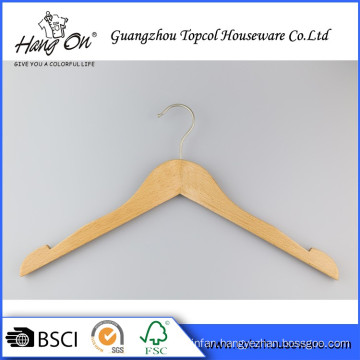 A Grade Normal Clothes Wooden Hanger Open Ended Trouser Wood Hanger